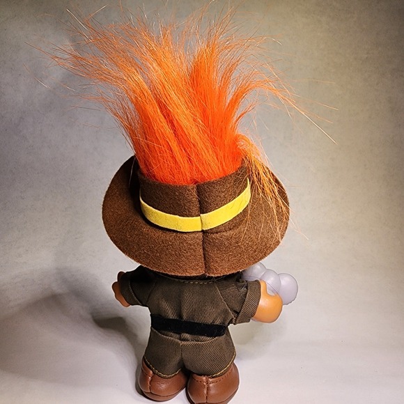 Troll Doll 4.5" Russ Australian Outback‎ Explorer Koala Bear Orange Hair - Picture 2 of 4